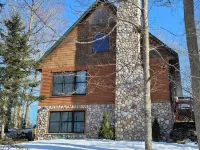 A family cabin inside the woods