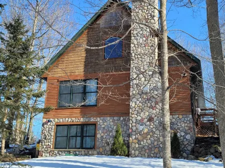 A family cabin inside the woods