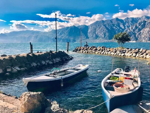 Holiday feeling Lake Garda Limone mountain / lake view Hotels in Tremosine