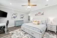April-May Sale-1 blk 2 beach-sunset deck-Dogs OK-partial gulf views-2 masters