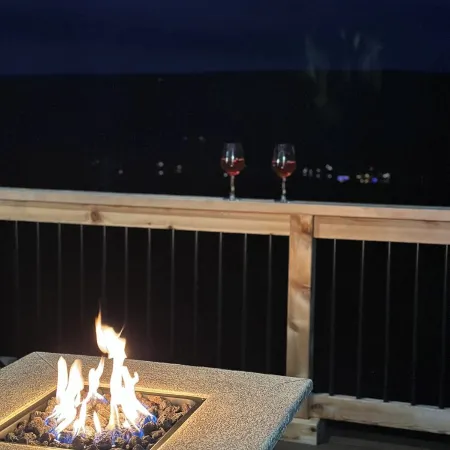 The Barn and Barrel on the bluff of Keuka Lake, offering spectacular views!