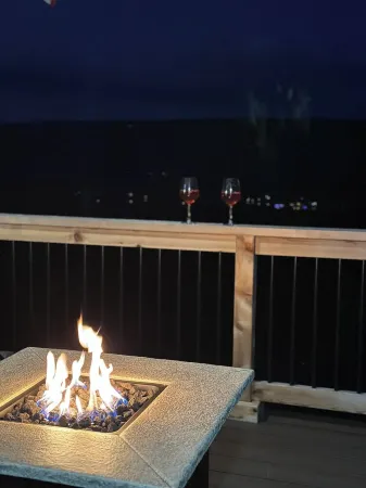 The Barn and Barrel on the bluff of Keuka Lake, offering spectacular views!