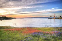 Lake view patio, Lake access 5min away,Kitchenette Hotels in Buchanan Dam