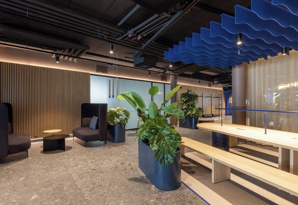 시티박스 헬싱키의 깔끔한 로비 공간