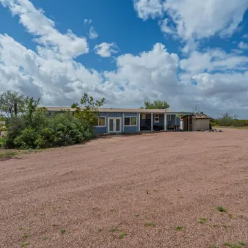 Newly updated home on spacious lot located outside of the city