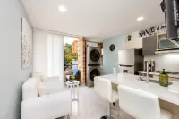 2024 New boutique 2B/1B balcony condo in famous Parque de Sabaneta