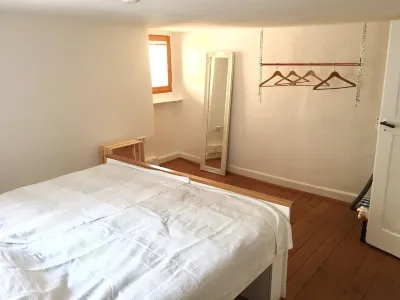 Romantic, listed holiday apartment in Freiburg-Herdern on the church square
