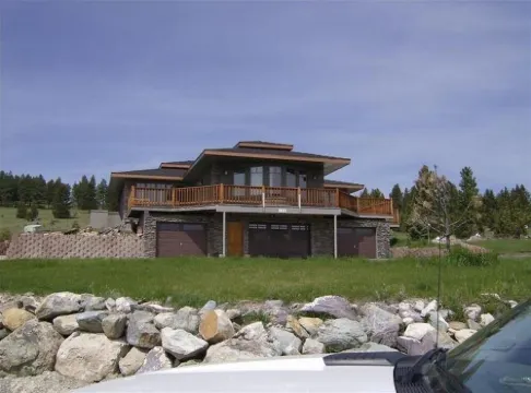 Serene Ridgetop  Kalispell Home -View Over Kitchen Sink