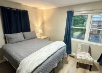 Washer, Dryer, Desk, Smart TV, Blackout Shades, Fully Stocked Kitchen Cookware