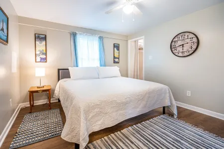 Roomy and comfortable space to relax in privacy.