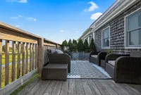 FULLY RENOVATED apt w/water views and deck near beach& marina