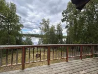 Cozy 4-bedroom lake front house with WiFi between Sterling and Soldotna