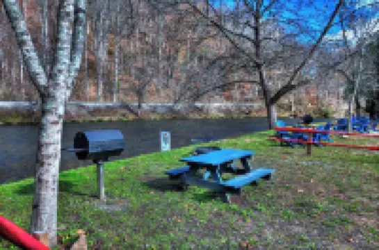 The Hala Lodge and Campground -Riverfront Class 5 -2bed/2bath on Nantahala River