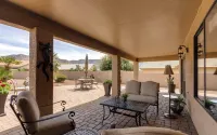 Charming 2-bedroom 2 bath home in Saddlebrooke one with private back yard.