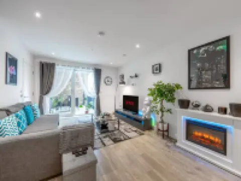 モダン 1ベッド アパートメント イン ハロウ ニア ヒースロー エアポート & ウェンブリー ハーロウのホテル