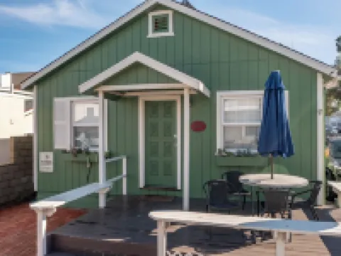 Across quiet street from sandy beach. Hotels in Sunset Beach