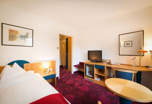 호텔 보츠만의 깨끗한 복도 전경