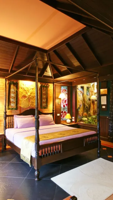 ห้องเตียงควีนไซส์พร้อมอ่างสปา