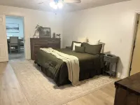Cozy home in a peaceful country setting with stocked pond. Relax and unwind.