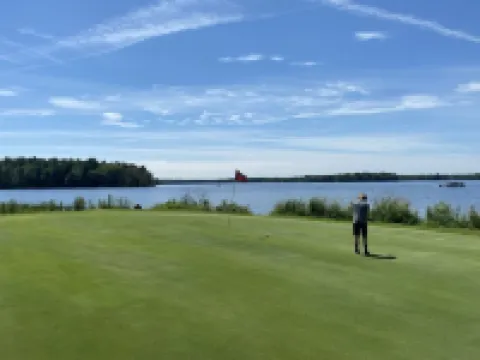 Brand NEW Cabin in the Pines w Private Lake Hotels in Burnett County