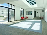 Villa with spa and large indoor pool, sea view, 50 metres from the beach