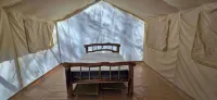 Charming meadow camp in the forest  mountains near fish pond. Events are OK. Pet