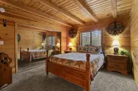 A real log cabin in the pines!