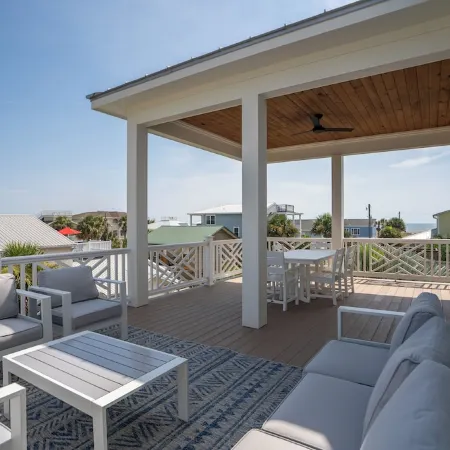 Sandcastle on 2nd - New Construction, Heated Pool, GOLF CART, Steps to Beach!