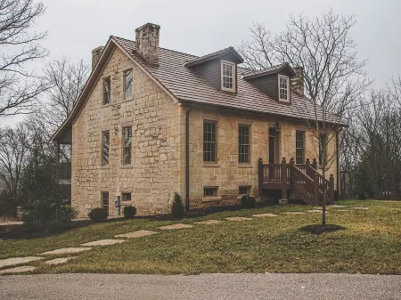 Funks Inn, a post civil war era home restored as it was in 1870.