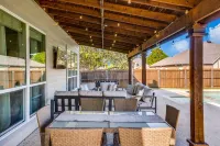 Relax Near Little Elm & Lake Lewisville – Pool, Spa, Game Room & 2 King Beds!