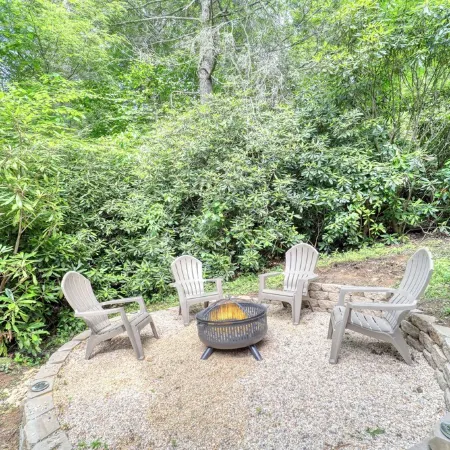Mountain house sleeps 4 w/ deck & firepit, 5mi to Grandfather Mtn, pet friendly!