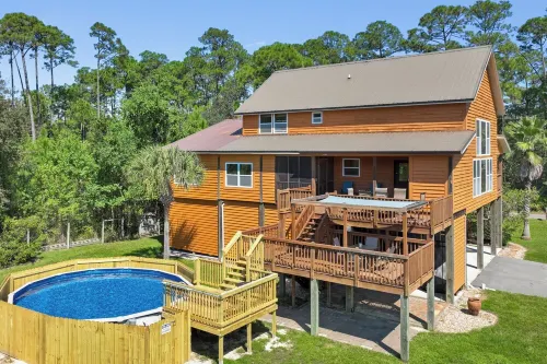 Pool, Boat Ramp, Games, Pass Christian Waterfront Sleeps 18 Guests 6 Bedrooms