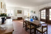 Renovated Grange in a Renaissance Villa Park