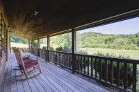 Rustic Cabin with a View on a Hundred Acre Farm