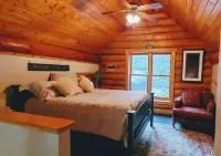 Spacious, family-sized, pet-friendly chalet style log home on Lake Chippewa.