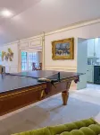 Centrally located, elegant, spacious, home, large screen tv, pool & ping pong!