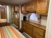 5th Wheel Camper with plenty of outdoor space