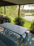 Gorgeous lake beachfront private apartment with canoe, kayaks,  & home  theatre
