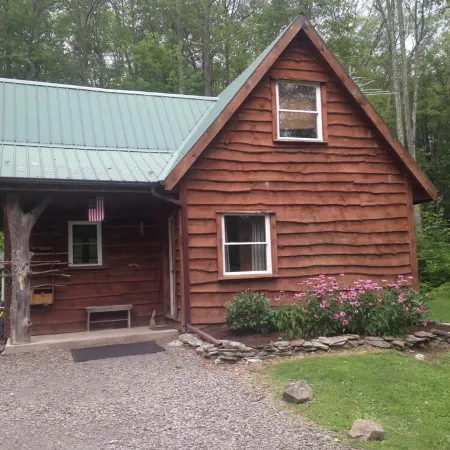Rickett's Glen state Park!  Our cabin is only 1/2mile from the trail head.