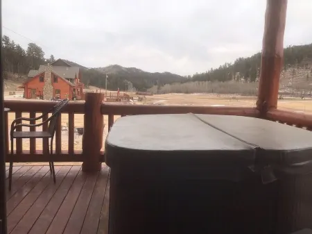 Escape into the countryside. Spacious log home.