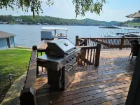 Bring your boat or jetskis and launch on site! Wood burning fireplace!