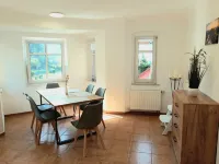 Stylish vacation apartment Zum Dorfladen Rathen in the heart of Saxon Switzerland