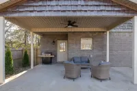 Luxury Home with Custom Kitchen and Fire Pit - Spacious Tranquil Retreat