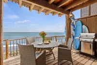 Unique Beachfront Home with Stunning Views - Charming Coastal Haven