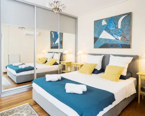 Unique Flat with Sea View at Edem Beach - A Seafront Property by Athenian Homes Hotels in Palaió Fáliro