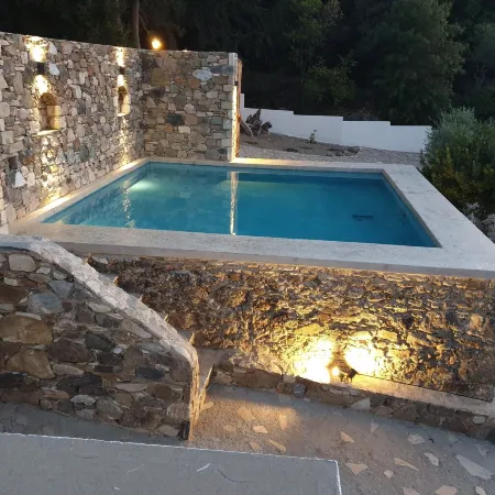 Chaihoutes Stone House into Olive Farm in Zia