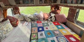 2 X Double Bed Glamping Wagon at Dalby Forest