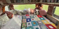 2 X Double Bed Glamping Wagon at Dalby Forest - parking