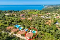 Villa Russa Alekos Large Private Pool Walk to Beach Sea Views Wifi Car Not Required - 2020