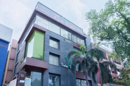 Treebo Twin Tree Отели рядом со станцией Delhi Cantt